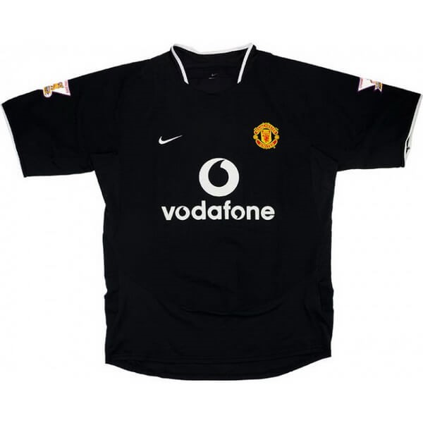 Authentic Camiseta Manchester United 2ª Retro 2003 2005 Negro